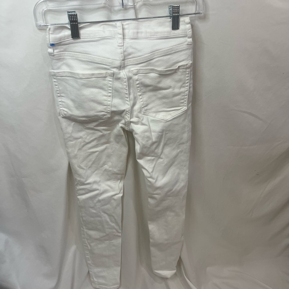 FREE PEOPLE Womens Size 25 White Jeans Skinny Leg distressed - Picture 12 of 13